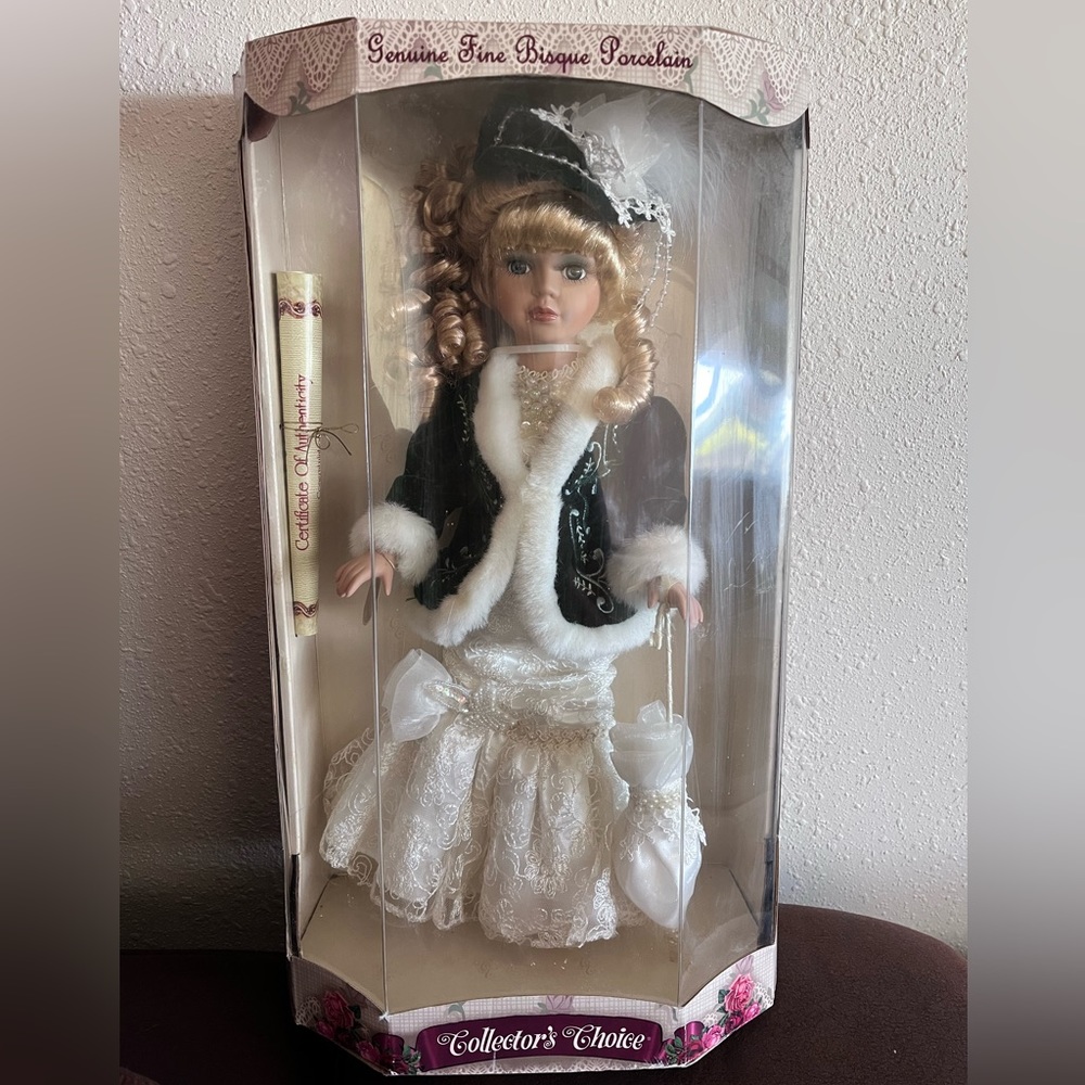 Collectible Genuine Fine Bisque Porcelain with Certificate of Authenticity